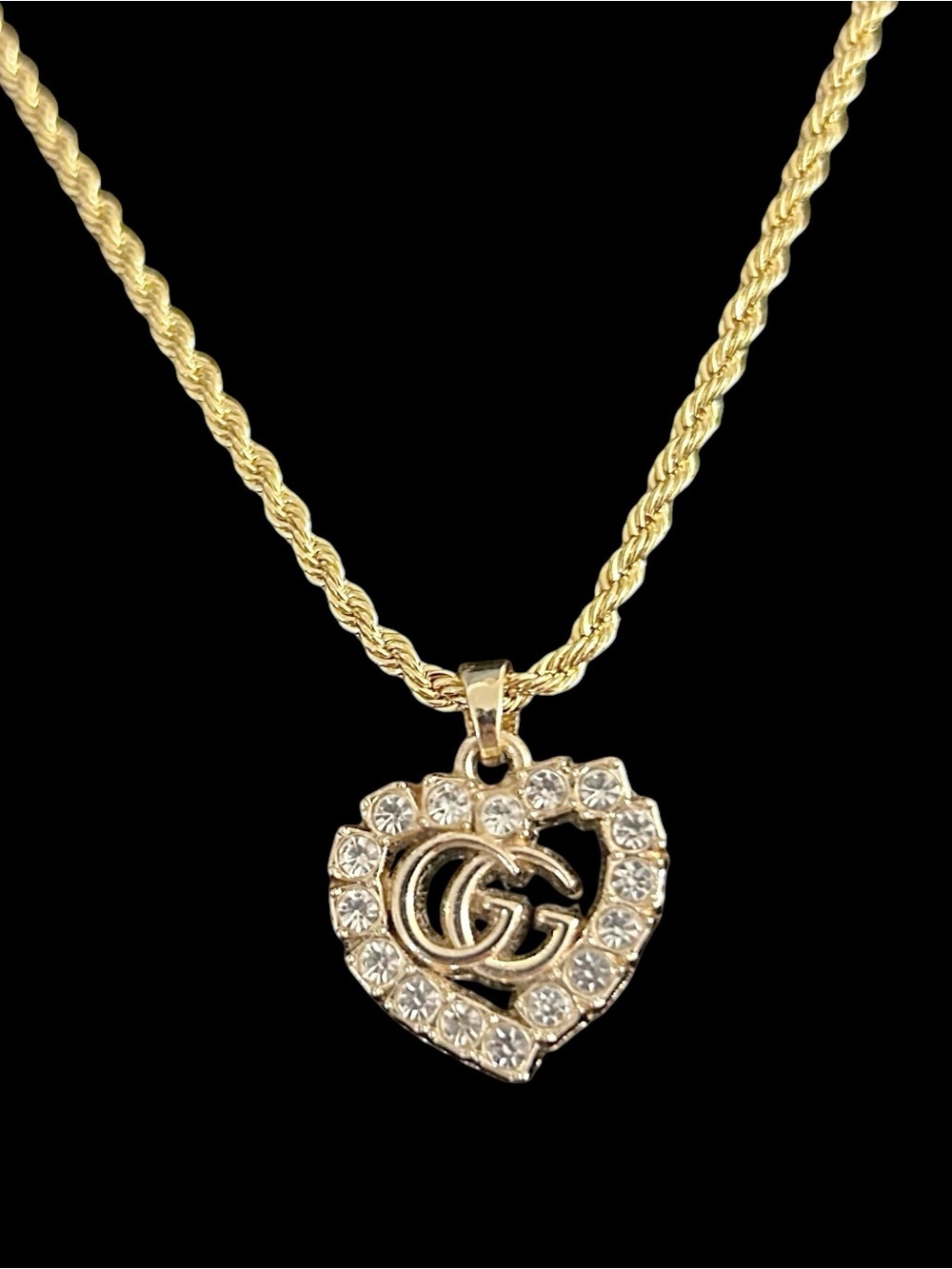 Gorgeous Gucci Heart Necklace